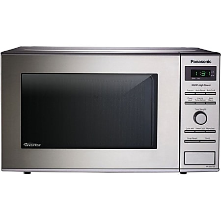 Panasonic 1000 Watt Commercial Microwave Oven with 10 Programmable Memory  NE 1054F Single Medium Size 0.8 ftandsup3 Capacity Microwave 6 Power Levels 1000  W Microwave Power 120 V AC 13.40 A Fuse Countertop Stainless Steel Silver -  Office Depot