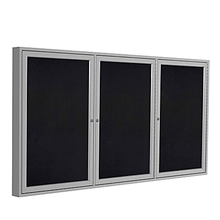 Ghent® Traditional Indoor Enclosed Rubber Bulletin Board,