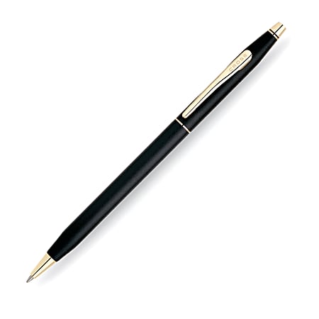 Classic Executive twist action ballpoint with pouch choose Blk Gold Blk Silver 