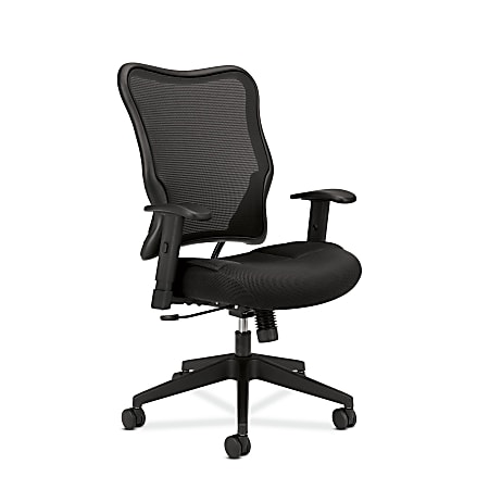 HON® VL702 Ergonomic Mesh High-Back Task Chair, Black