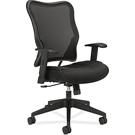 HON VL702 Ergonomic Mesh High Back Task Chair Black - Office Depot
