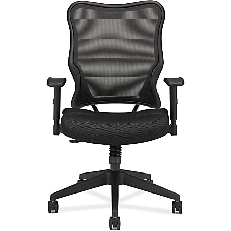 HON VL702 Ergonomic Mesh High Back Task Chair Black - Office Depot