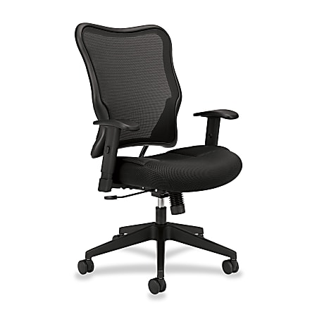 HON VL702 Ergonomic Mesh High Back Task Chair Black - Office Depot