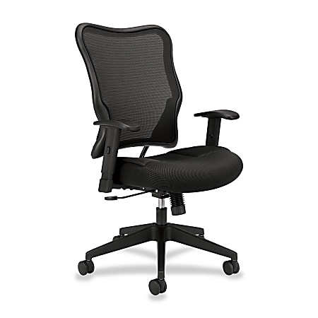 HON® VL702 Ergonomic Mesh High-Back Task Chair, Black
