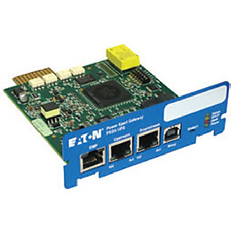 Eaton Power Xpert Gateway PXGX Remote Management Adapter - X-Slot - 3 x Network (RJ-45) Port(s) - USB