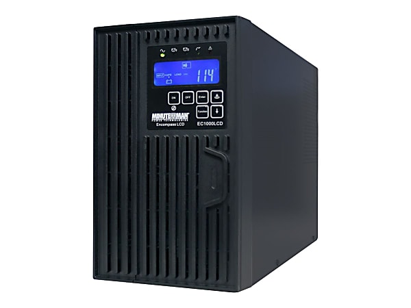 Minuteman Encompass EC1000LCD - UPS - AC 120 V - 900 Watt - 1000 VA - RS-232, USB - output connectors: 6