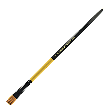 Dynasty Black Gold Series Long Handled Synthetic Brushes 4 bright 1526B 