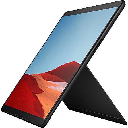 Microsoft Surface Pro X Tablet, 13" Touchscreen, 8GB RAM, 256GB HD, Windows 10, Matte Black