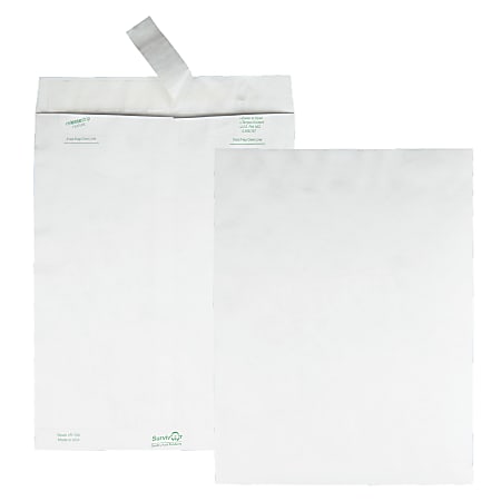 Quality Park Resealable Redi-Tac Clear Clasp Envelope - LD Products Quality Park R1800 Quality Park Tyvek Open End Envelopes, First Cl