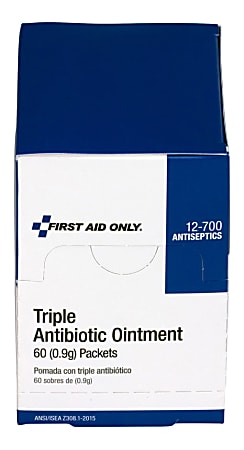 Acme United Triple Antibiotic Ointment, 2.4 Oz, Box Of 60 Packets