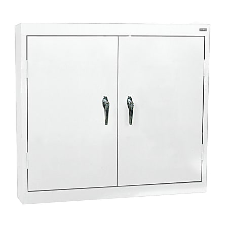 Sandusky® Solid-Door Wall Cabinet, White