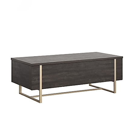 Sauder® Walter Heights Modern Lift Top Adjustable Coffee Table, 17-1/2”H x 47-1/4”W x 21-5/8”, Blade Walnut™