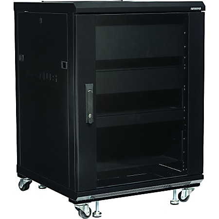 Sanus Component Series 15RU AV Rack - Home Theater Audio Rack - 34in - Black -  - CFR2115B1