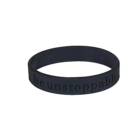 The Master Teacher® Be Collection Wristband, Unstoppable, Black