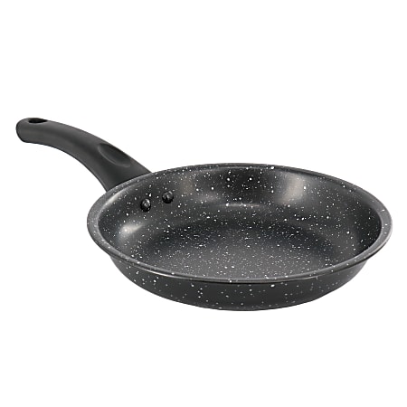 Gibson Home Delhi Carbon Steel Nonstick Round Frying Pan, 8”, Black