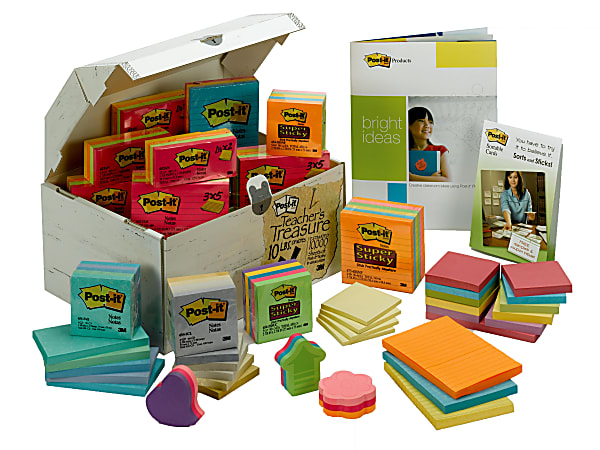 Post-it® Notes Treasure Chest 10 Pound Assorted Variety