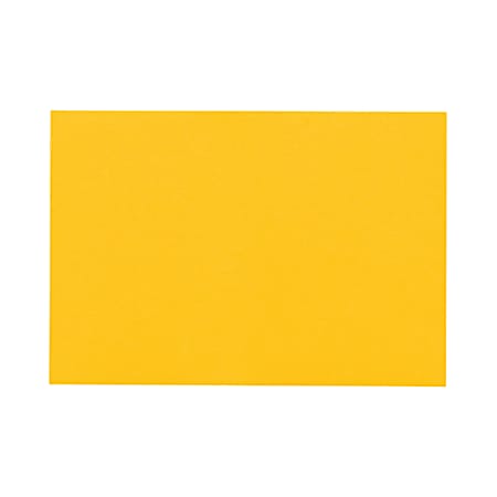 LUX Flat Cards, A2, 4 1/4" x 5 1/2", Sunflower Yellow, Pack Of 1,000