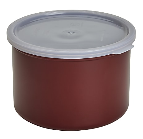 Cambro Deli Crocks, 1.5 Qt, Reddish Brown, Pack Of 6 Crocks