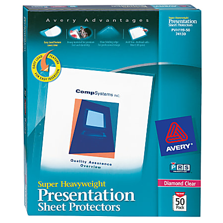 Fisherbrand Cleanroom Sheet Protectors, 8.5 x 11 in. Three-hole  punched:Education