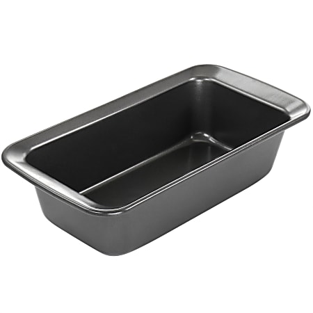 Gibson Baker’s Friend Steel Non-Stick Loaf Pan, 8-1/2" x 4-7/16", Gray