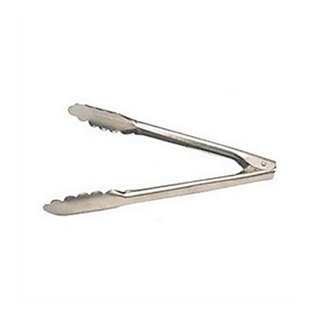 Winco Utility Tongs Heavyweight Stainless Steel - 7