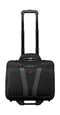 Wenger® Granada Pro Wheeled Laptop Case With 15.6" Laptop Pocket, Black