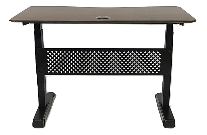 Boss 48"W Height-Adjustable Desk, Mocha