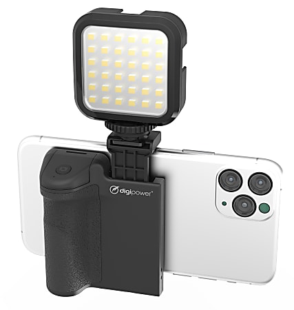 Digipower DPS-VLG4 Vlogging Kit Follow Me: Microfono E Luci LED Per Cellulare E Fotocamera