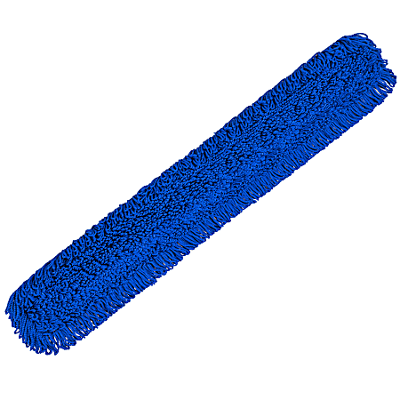 Gritt Commercial Microfiber Looped Dust Mop Pad Head, 60", Blue