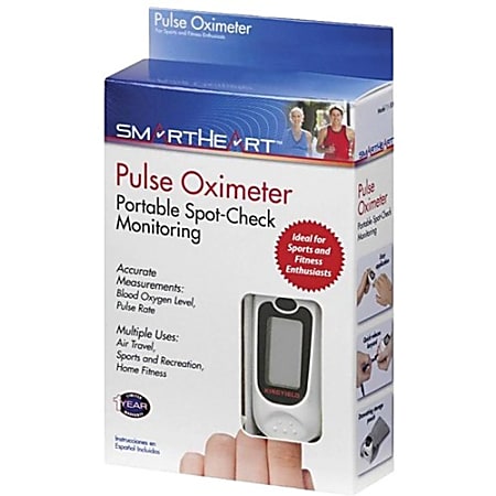Veridian Healthcare Pulse Oximeter - For Pulse Rate - Backlit Digital Display, Low Battery Indicator, Auto Shutoff, Latex-free