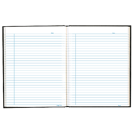 Blueline Business Notebook, 9-1/4" x 7-1/4", College Rule, 96 Sheets, 50% Recycled, Blue