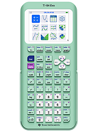 Texas Instruments TI-84 Evo Graphing Calculator, Mint, Total Qty 1