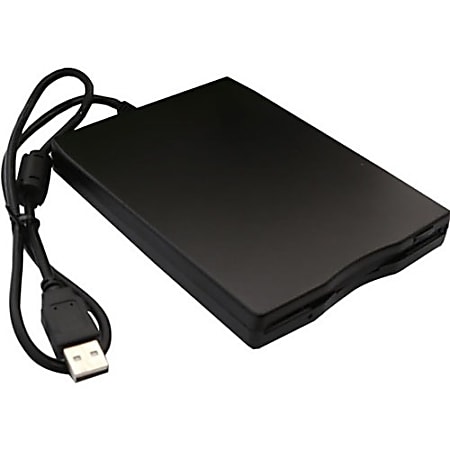 SYBA Multimedia USB 2.0 External Floppy Disk Drive, Black