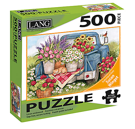 Lang 500-Piece Jigsaw Puzzle, Fresh Bunch