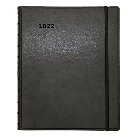 Filofax Weekly Planner, 8-1/2" x 10-7/8", Black, January To December 2022, C1811401