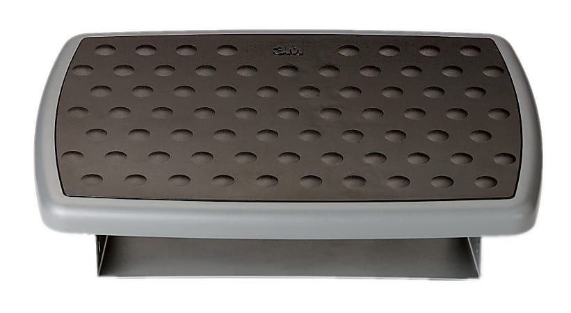3M&trade; Adjustable Footrest, Charcoal