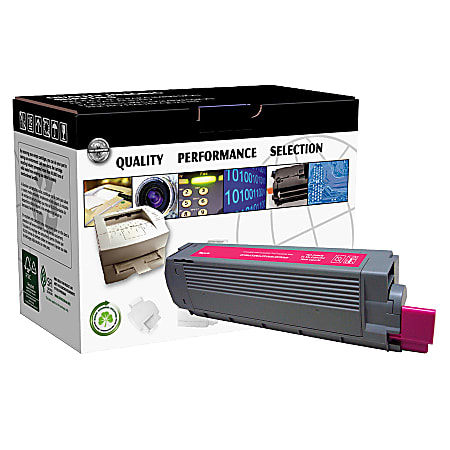 Clover Imaging Group Remanufactured Magenta Toner Cartridge Replacement For OKI® 43324418, CTGC6100M