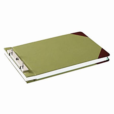 Wilson Jones® 2-Ring Binder With Slotted-Lock Post, 3" Round Rings, Green/Red
