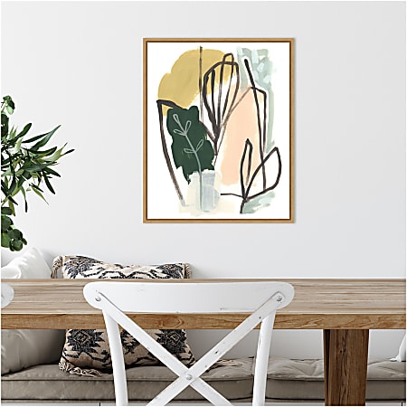 Amanti Art Tropical Abstract I by June Erica Vess Framed Canvas