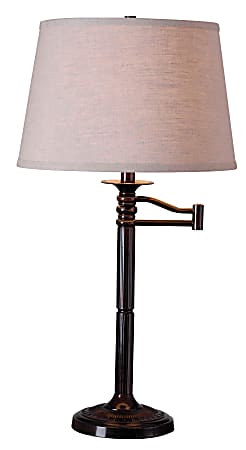 Kenroy Home Table/Floor Lamp, Riverside 1-Light Table Lamp, Copper
