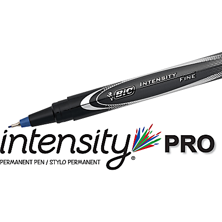 BIC Intensity Marker Pens Ultra Fine Point mm Black Barrel