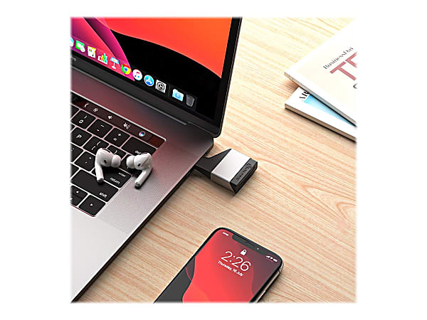 ALOGIC Ultra Mini - Card reader (SD, microSD, microSDHC UHS-I) - USB-C 3.2 Gen 1