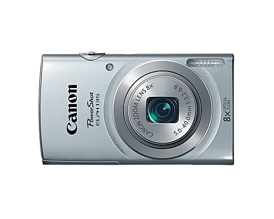 Canon PowerShot ELPH 135 16.0-Megapixel Digital Camera With 720p HD Video, Silver