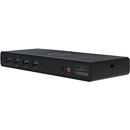 VisionTek VT4000 USB/USB-C Docking Station Dual 4K Displays - 6x USB 3.0 - RJ-45 Ethernet -2x HDMI -2x DisplayPort - 901005