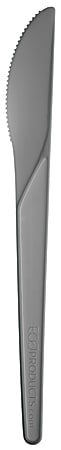 Eco-Products Plantware Knives, 6", Gray, Pack Of 1,000 Knives