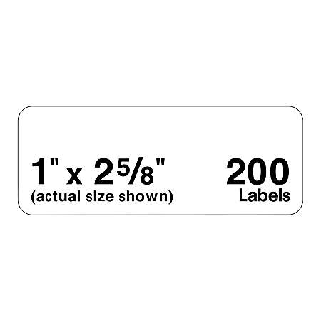 Avery Mini Sheets Address Labels 2160 Rectangle 1 x 2 58 White Pack Of