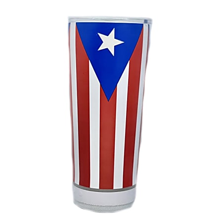 DORADO Boricua Tumbler, 16 Oz, White