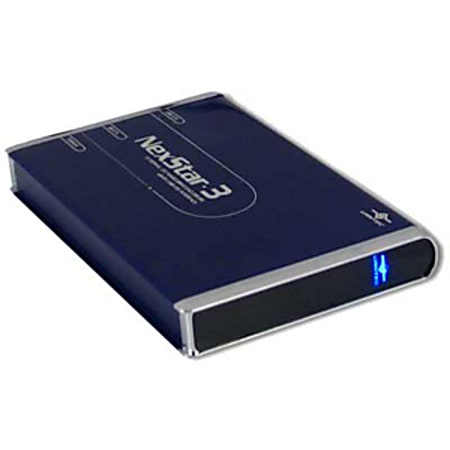 Vantec NexStar 3 NST-260SU-BL Drive Enclosure External - Midnight Blue