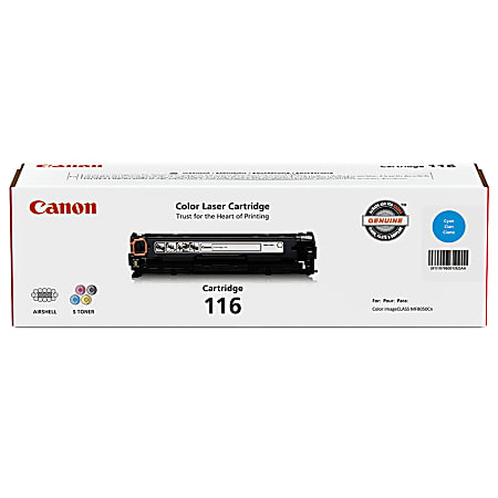 Canon® 116 Cyan Toner Cartridge, 1979B001