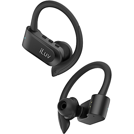 iLuv FitActive Jet 5 Earset Stereo Wireless Bluetooth 33 ft Earbud